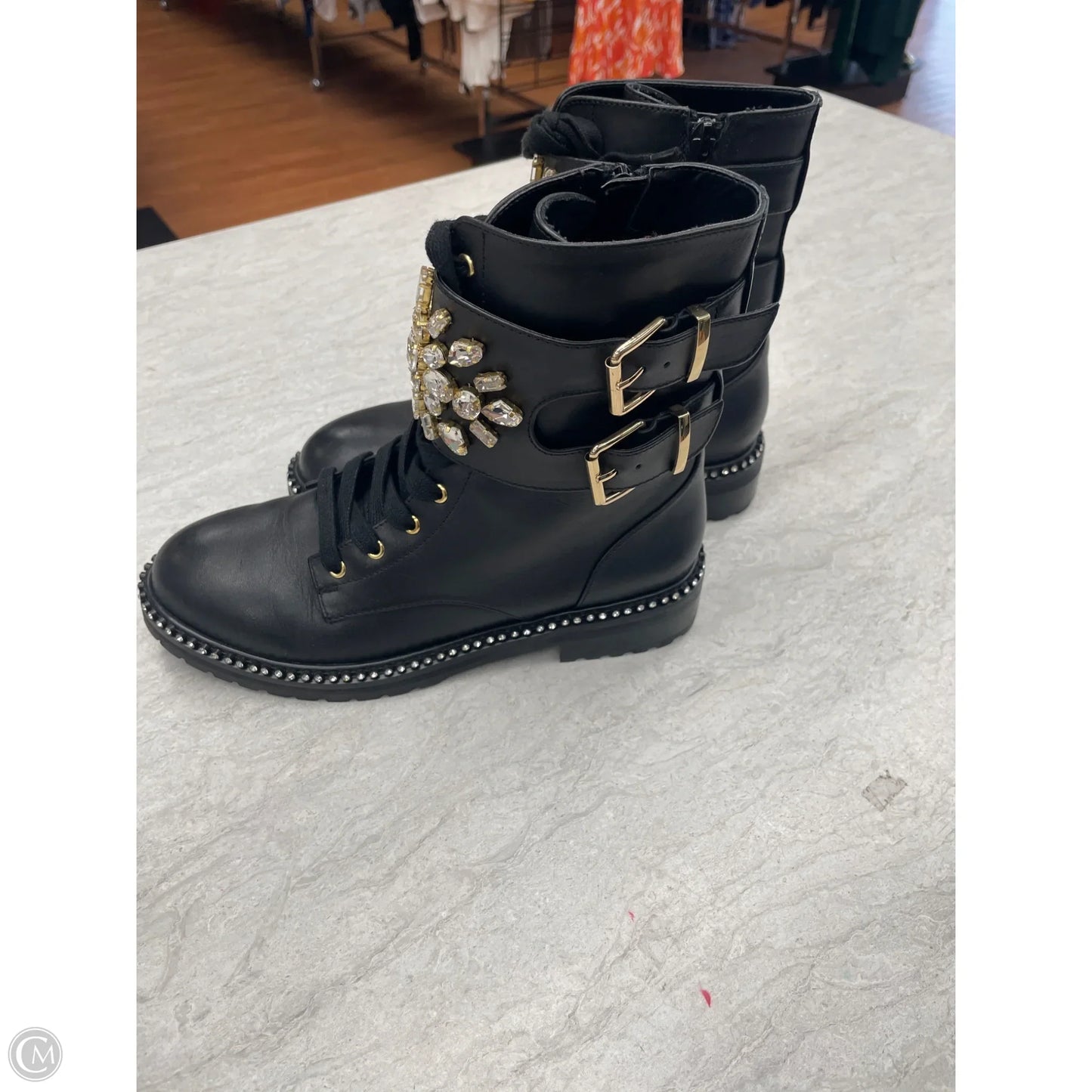 Boots Designer By Kurt Geiger In Black, Size: 6