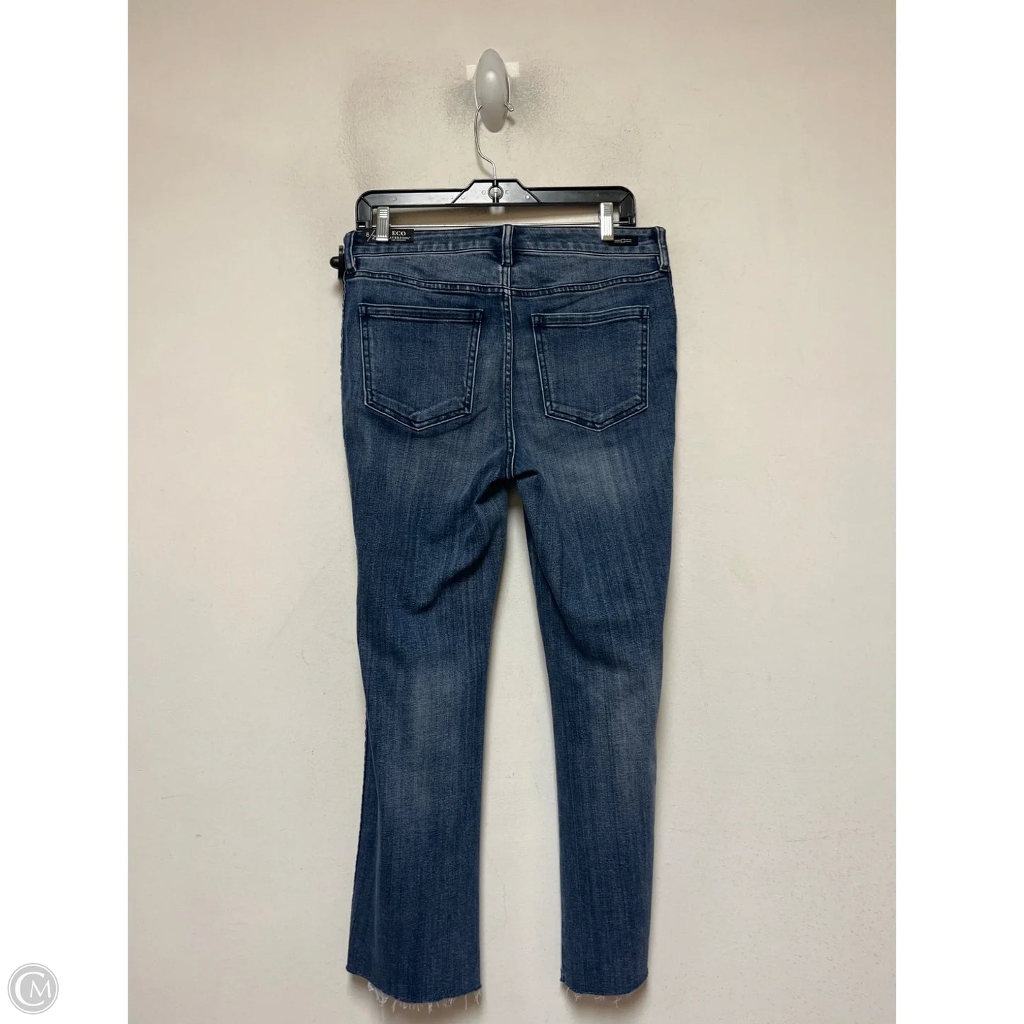 Jeans Straight By Liverpool In Blue Denim, Size: 8