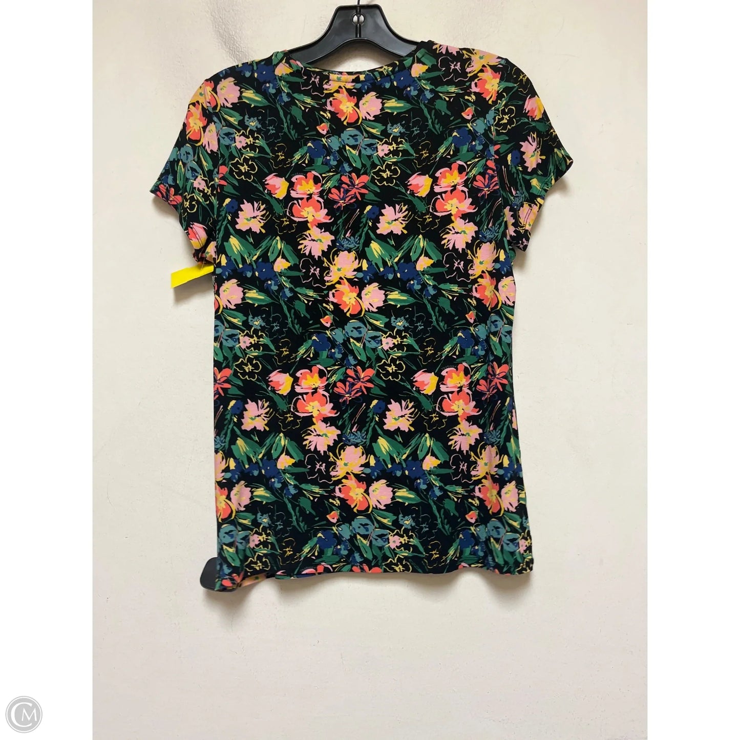 Top Short Sleeve Basic By Ted Baker In Floral Print, Size: S