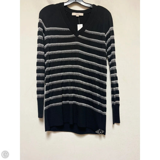 Top Long Sleeve By Loft In Striped Pattern, Size: Xs