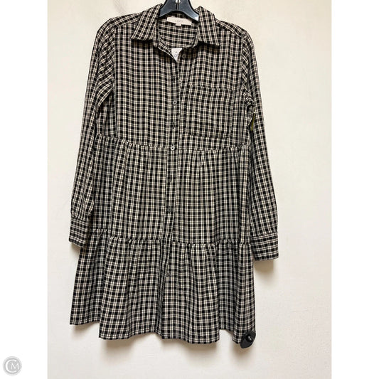 Dress Casual Short By Loft In Black & Cream, Size: Xs