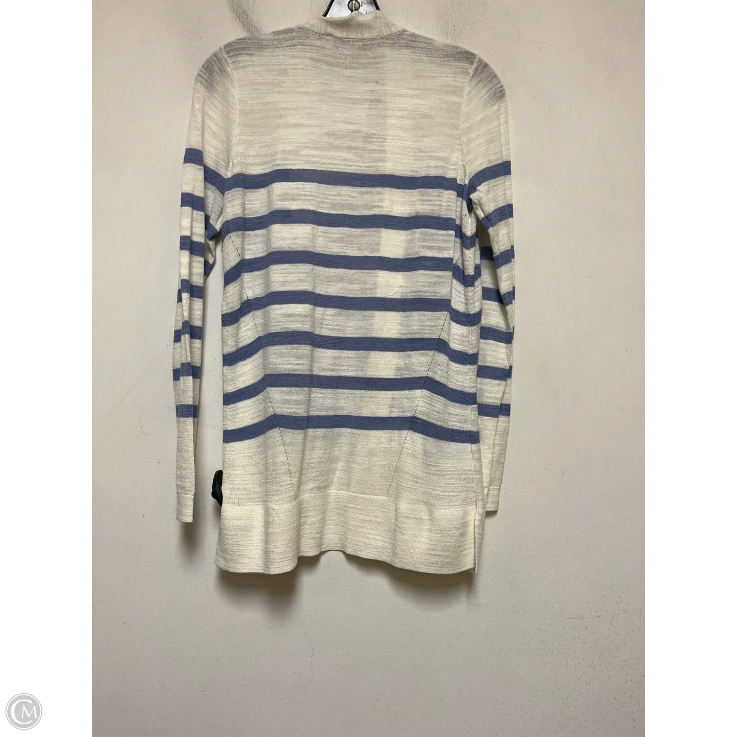 Cardigan By Loft In Striped Pattern, Size: Xs
