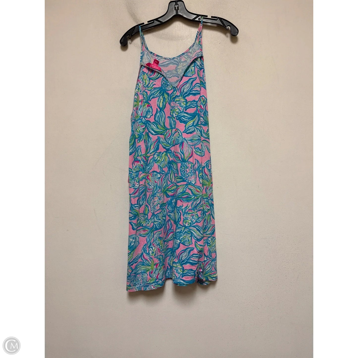 Dress Designer By Lilly Pulitzer In Blue & Pink, Size: L