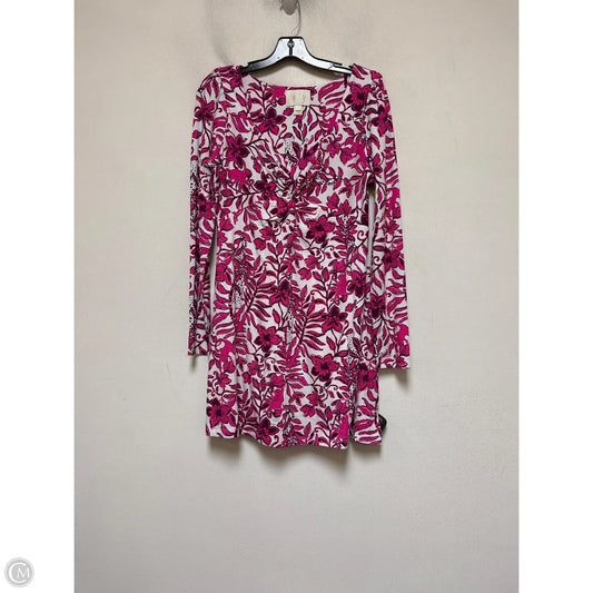 Dress Designer By Clothes Mentor In Pink & White, Size: M