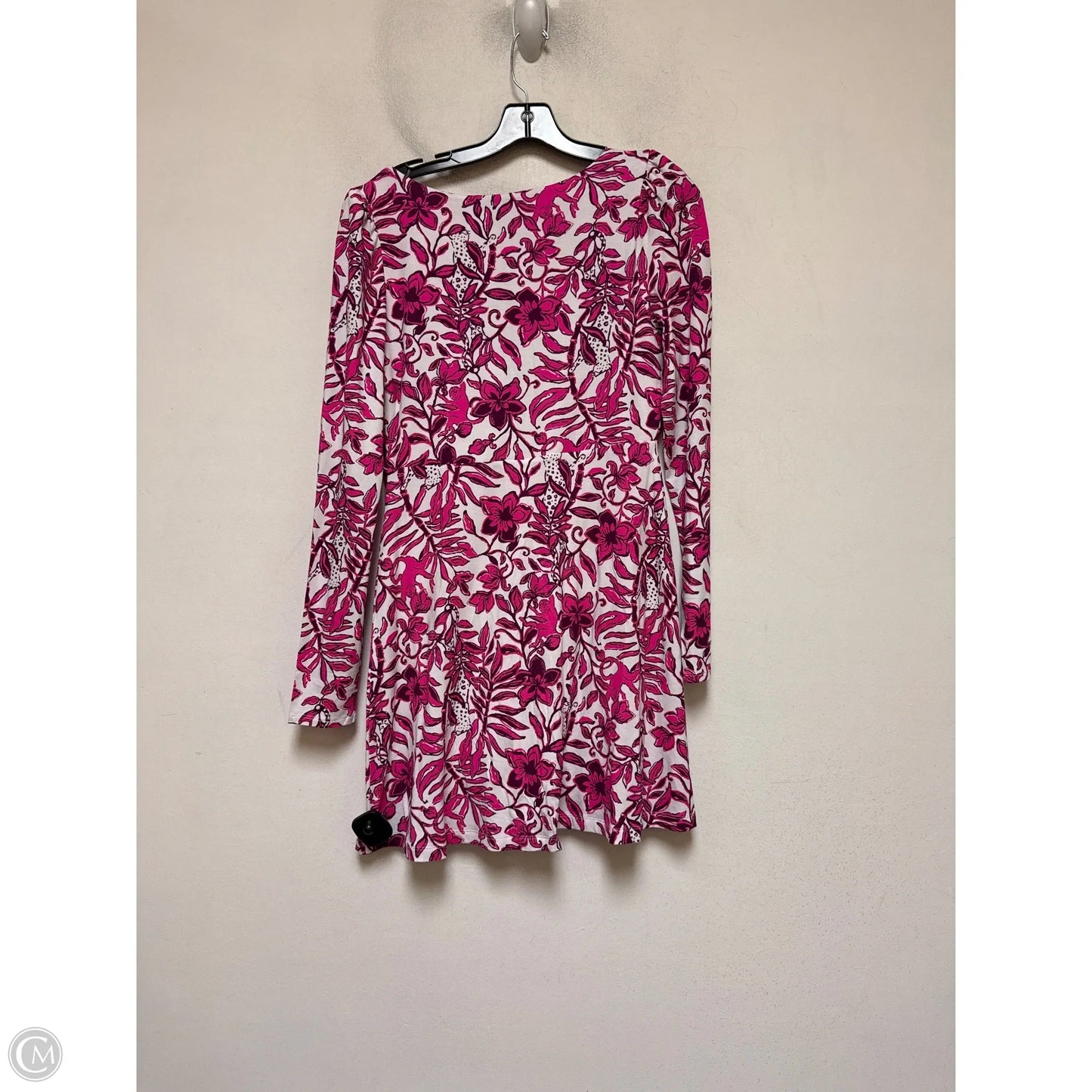 Dress Designer By Clothes Mentor In Pink & White, Size: M