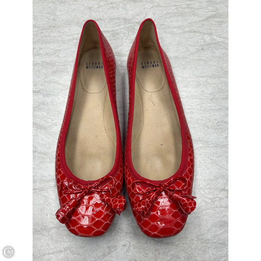 Shoes Designer By Stuart Weitzman In Red, Size: 11.5