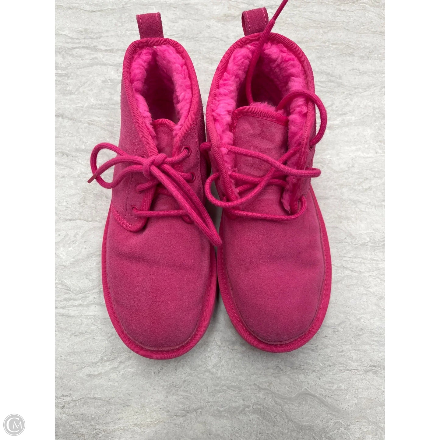 Boots Designer By Ugg In Pink, Size: 7