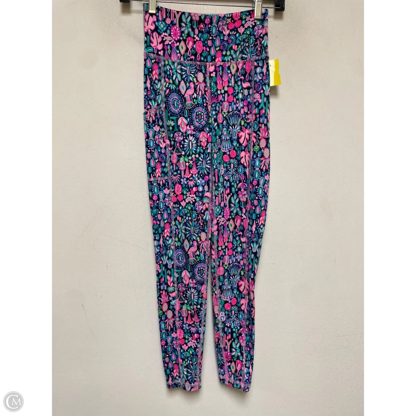Pants Designer By Lilly Pulitzer In Blue & Pink, Size: Xxs