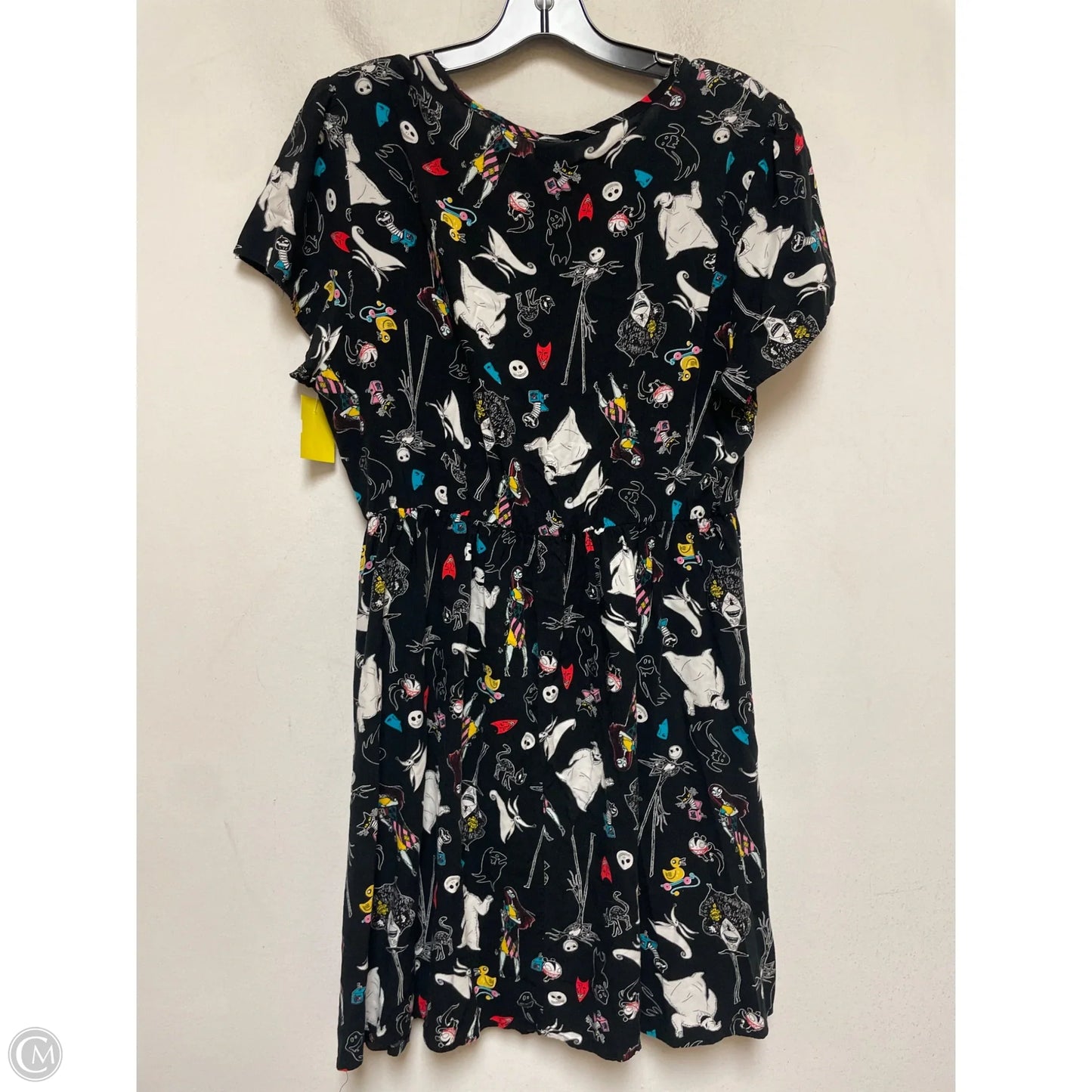 Dress Casual Short By Disney In Black & White, Size: 2x