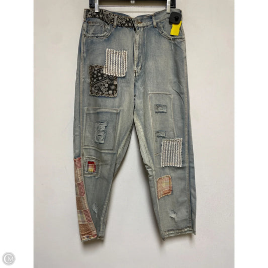 Jeans Wide Leg By Pol In Blue Denim, Size: 12