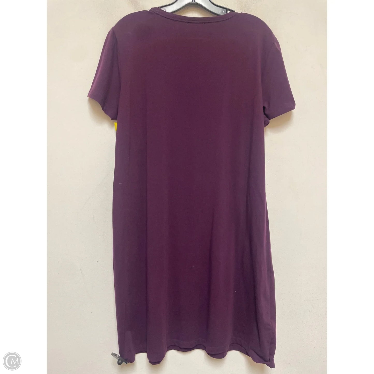 Dress Casual Short By Calvin Klein In Purple, Size: Xl