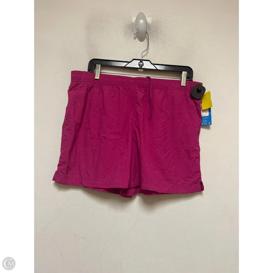 Athletic Shorts By Columbia In Pink, Size: L