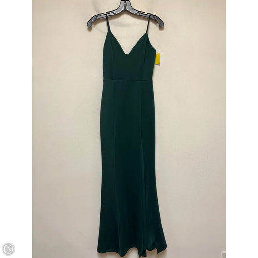 Dress Casual Maxi By Showpo In Green, Size: Xs