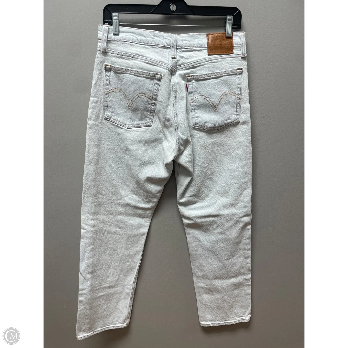 Jeans Straight By Levis In Blue Denim, Size: 6