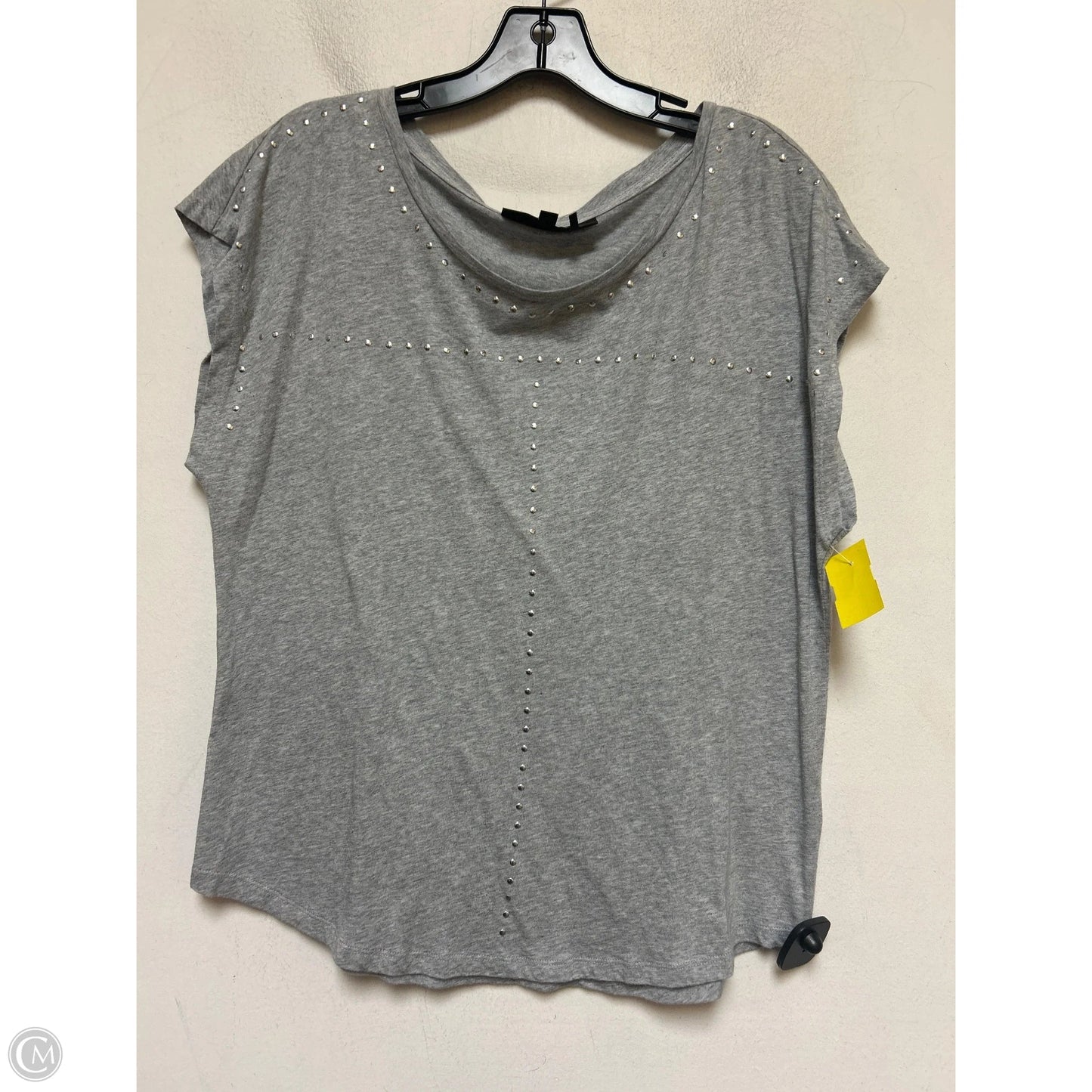 Top Short Sleeve Basic By Dkny In Grey, Size: M