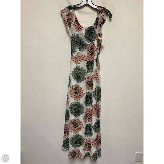 Dress Casual Maxi By Loft In Floral Print, Size: L