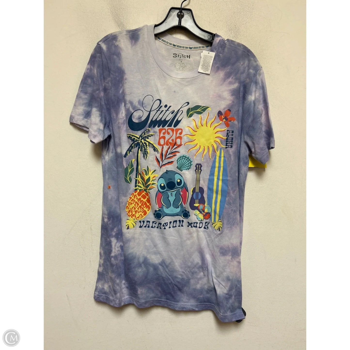 Top Short Sleeve Basic By Disney Store In Purple, Size: S