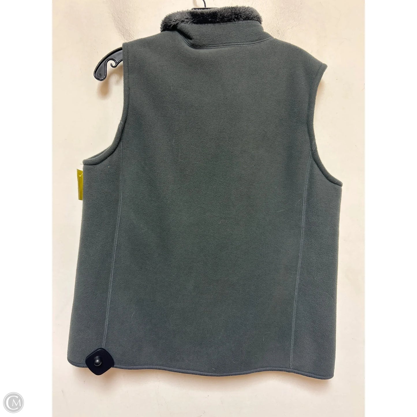 Vest Faux Fur & Sherpa By Market & Spruce In Grey, Size: L