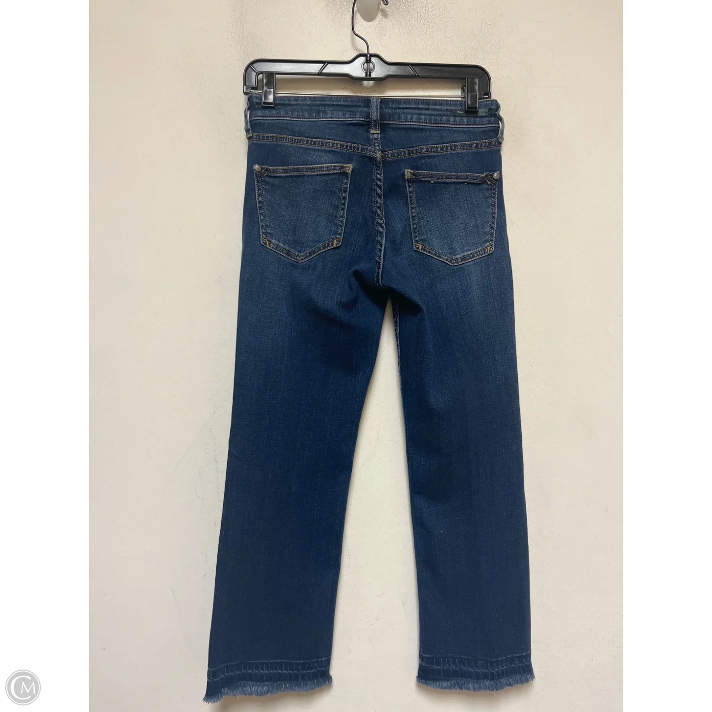 Jeans Cropped By Pilcro In Blue Denim, Size: 4