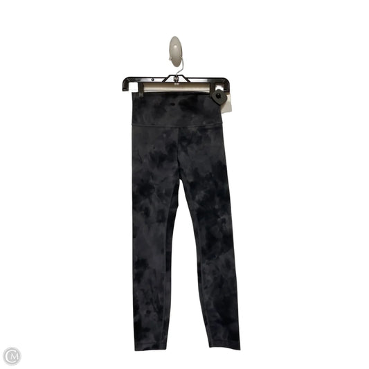 Athletic Leggings Capris By Lululemon In Grey, Size: 4
