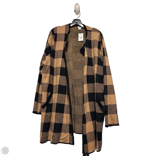 Cardigan By J. Crew In Plaid Pattern, Size: Xxl