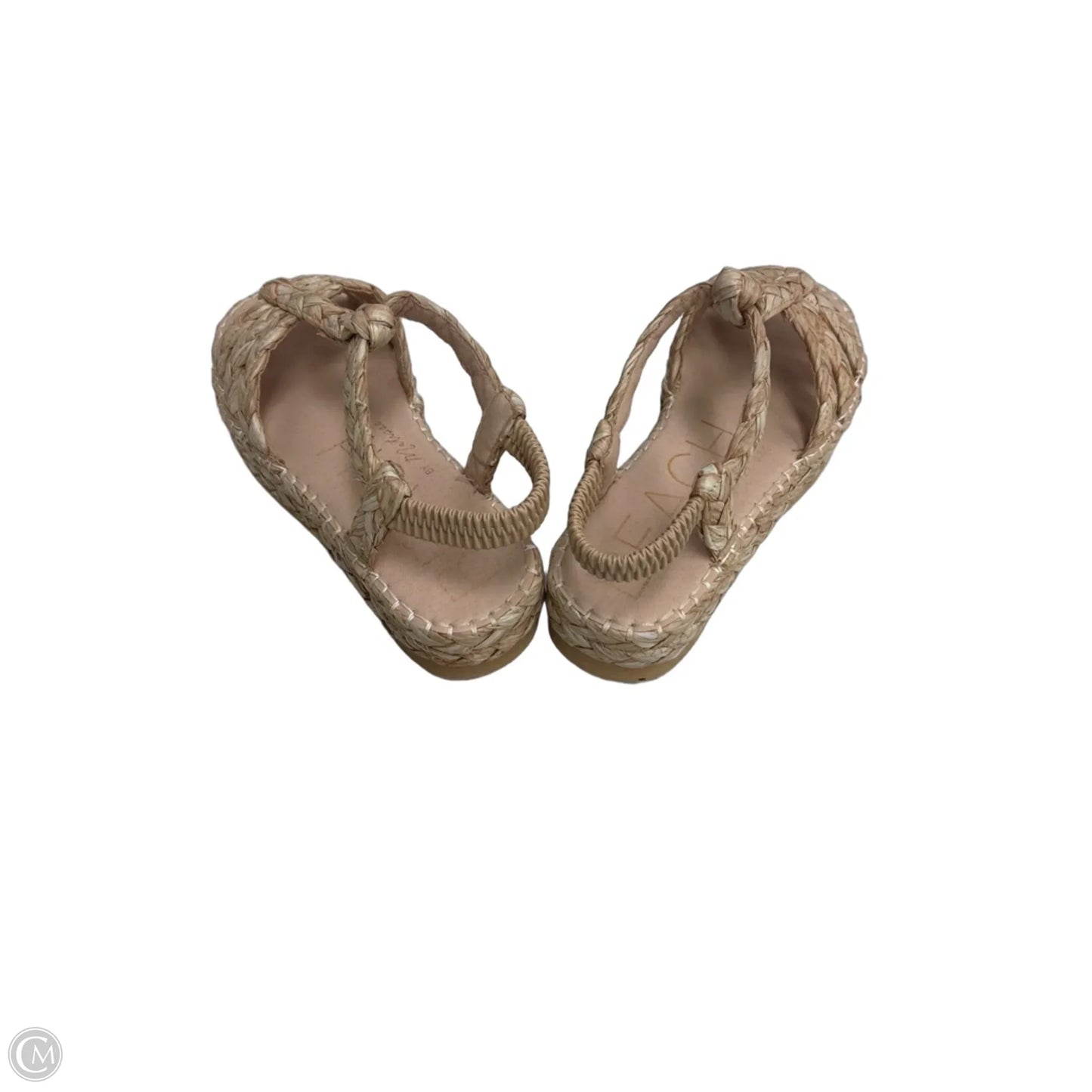 Sandals Flats By Clothes Mentor In Tan, Size: 8