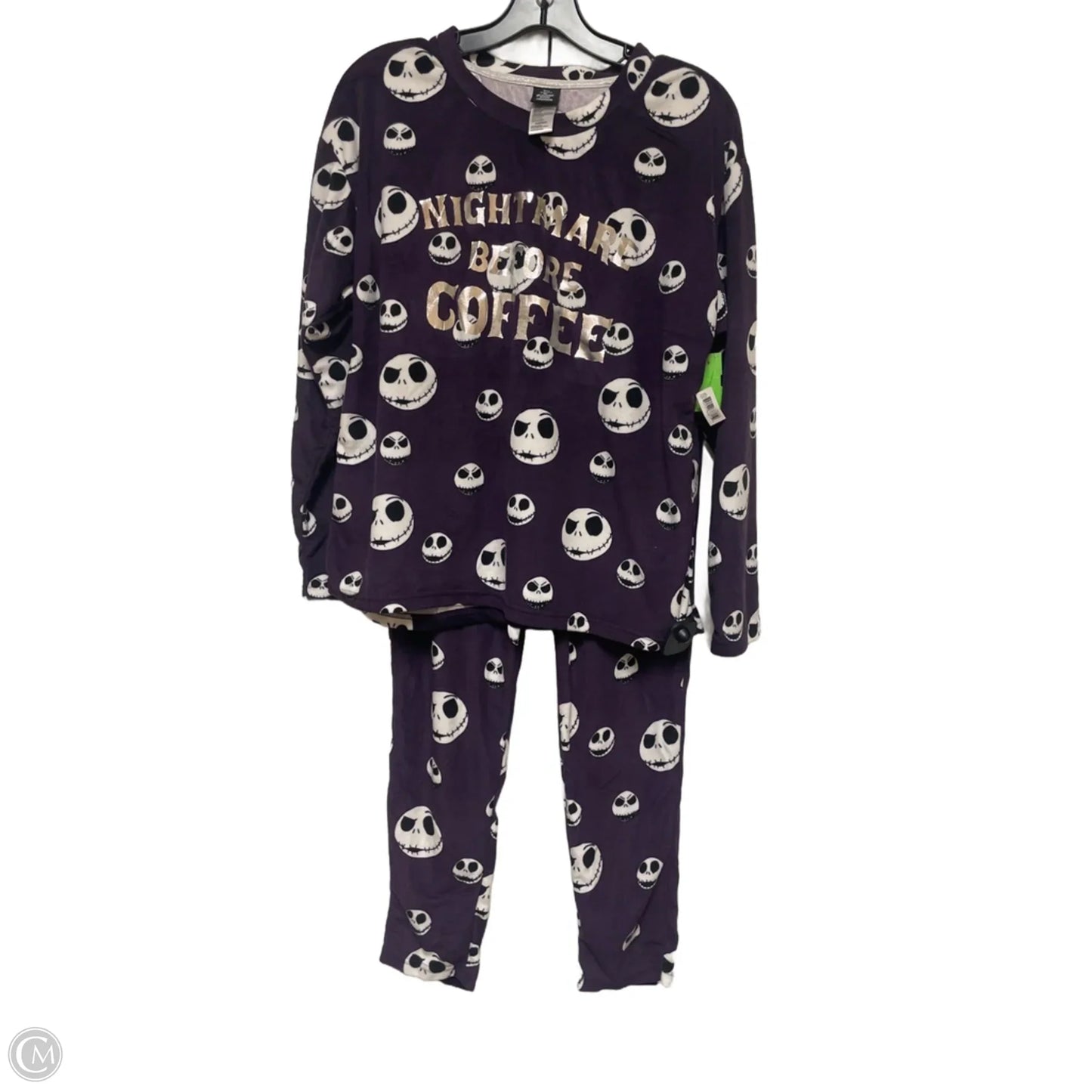Pajamas 2pc By Disney In Purple, Size: S