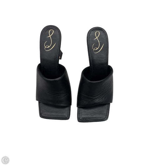 Sandals Heels Stiletto By Clothes Mentor In Black, Size: 9