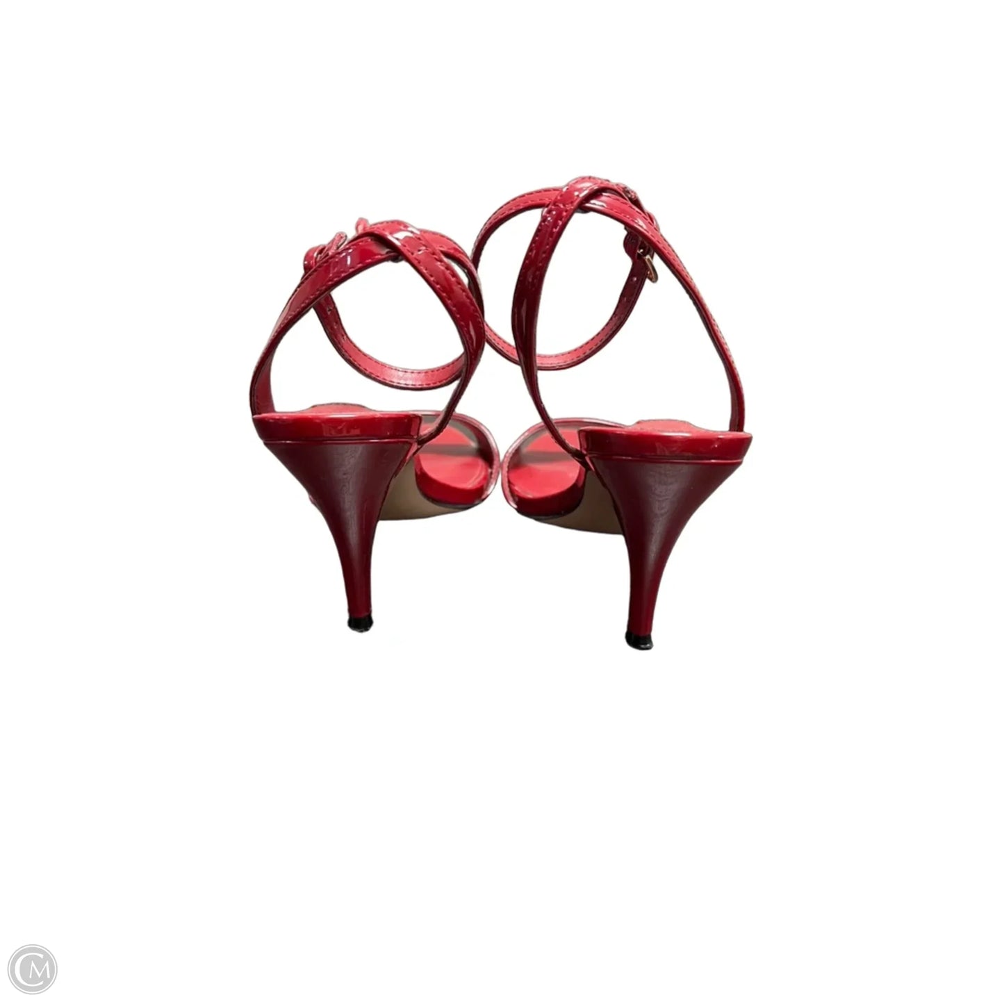 Sandals Heels Stiletto By Steve Madden In Red, Size: 8