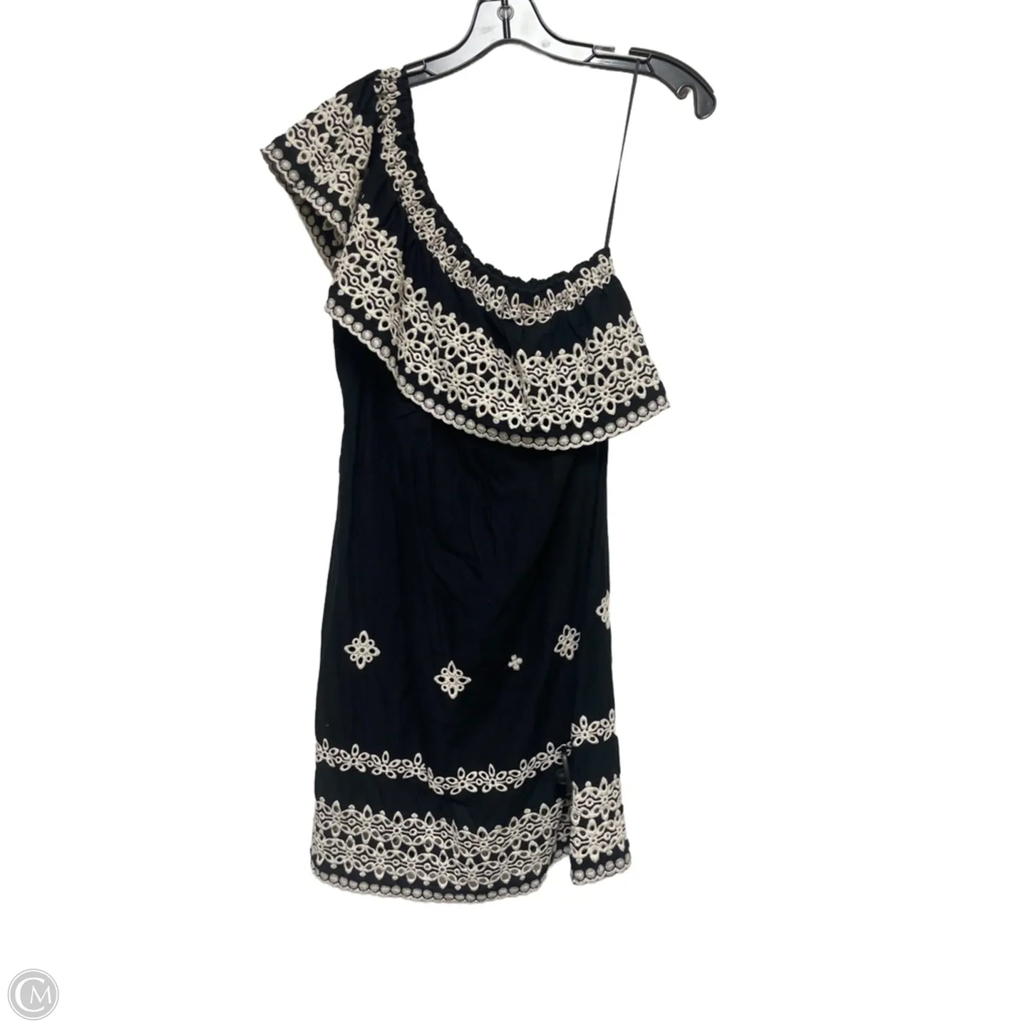 Dress Casual Short By Clothes Mentor In Black & White, Size: S