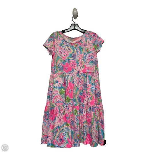 Dress Designer By Lilly Pulitzer In Blue & Pink, Size: Xs