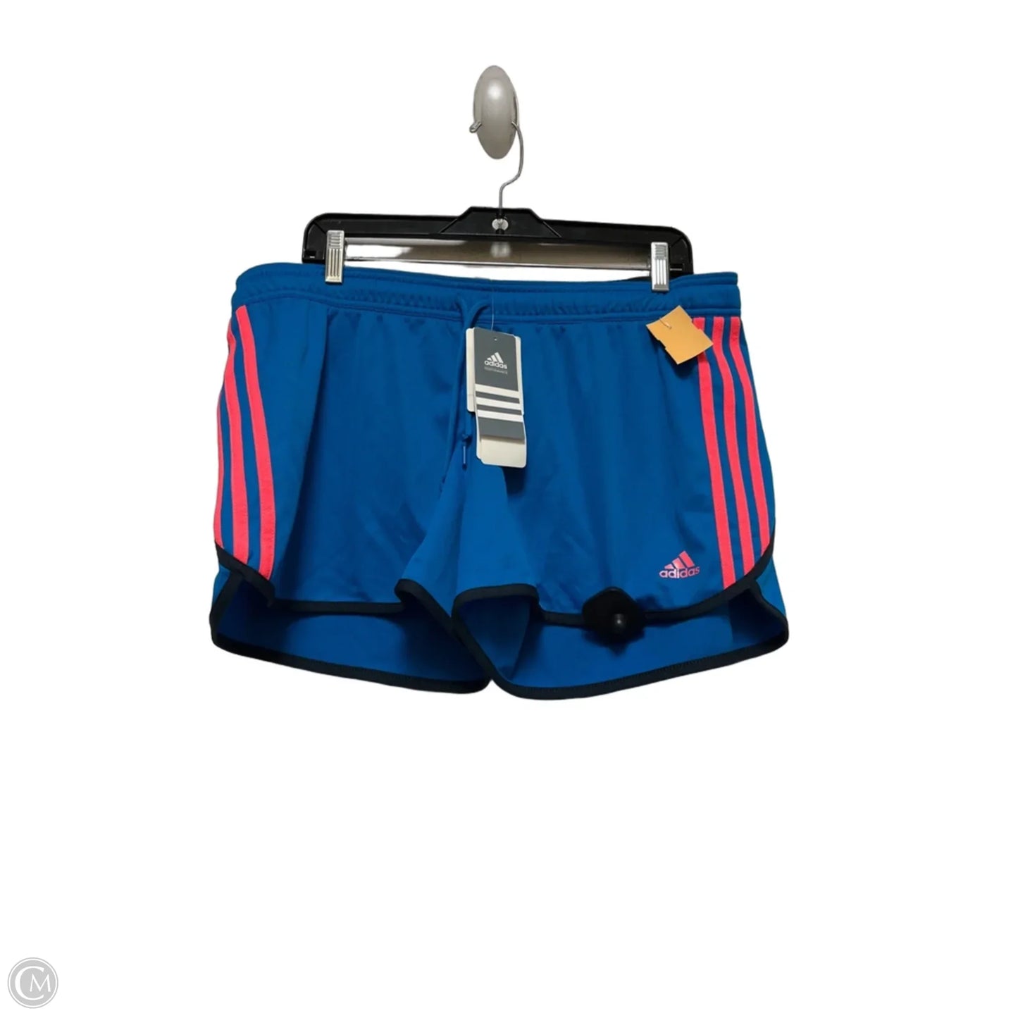 Athletic Shorts By Adidas In Blue, Size: L