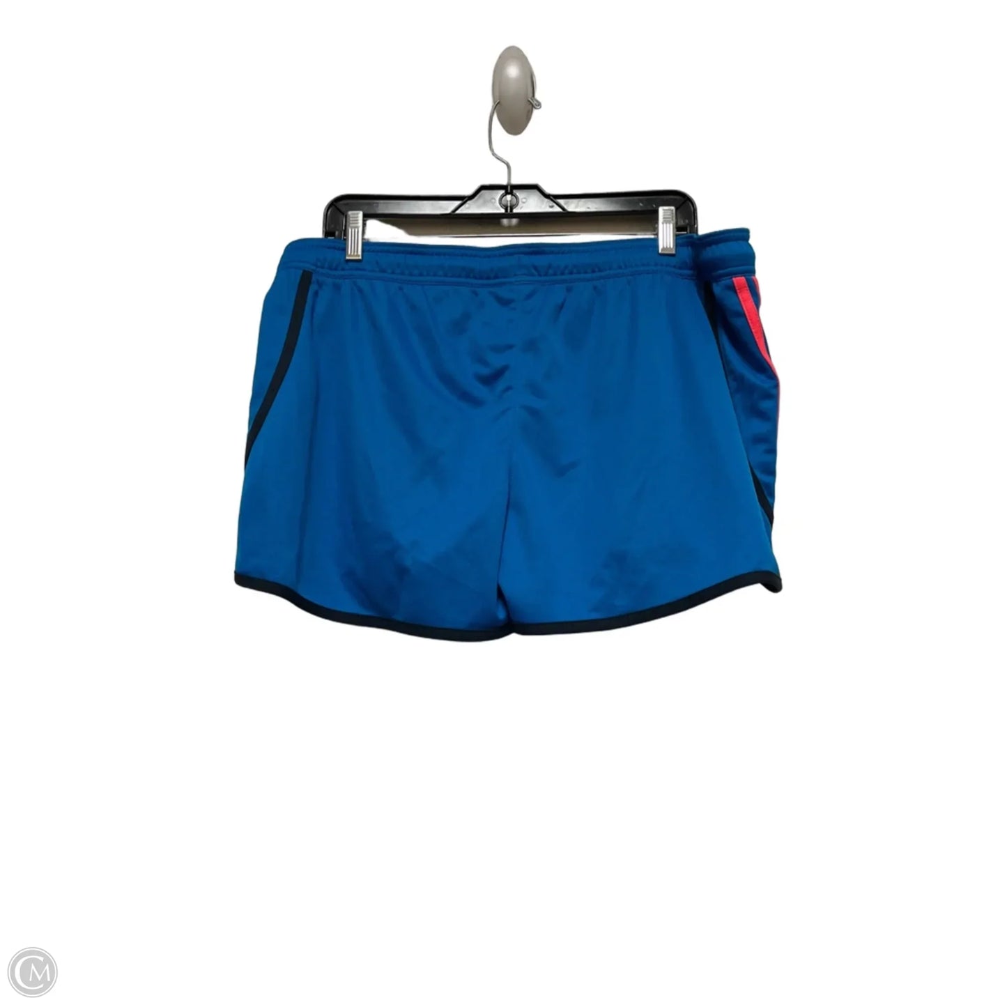 Athletic Shorts By Adidas In Blue, Size: L