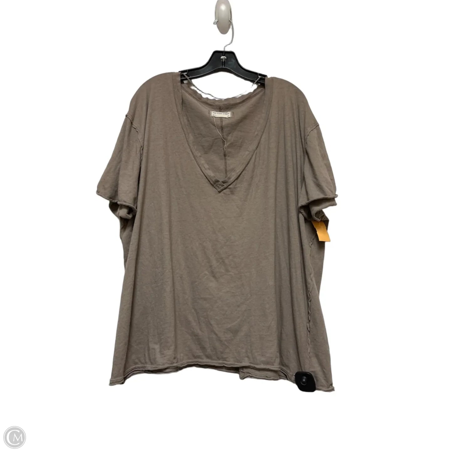Top Short Sleeve By We The Free In Green, Size: 1x