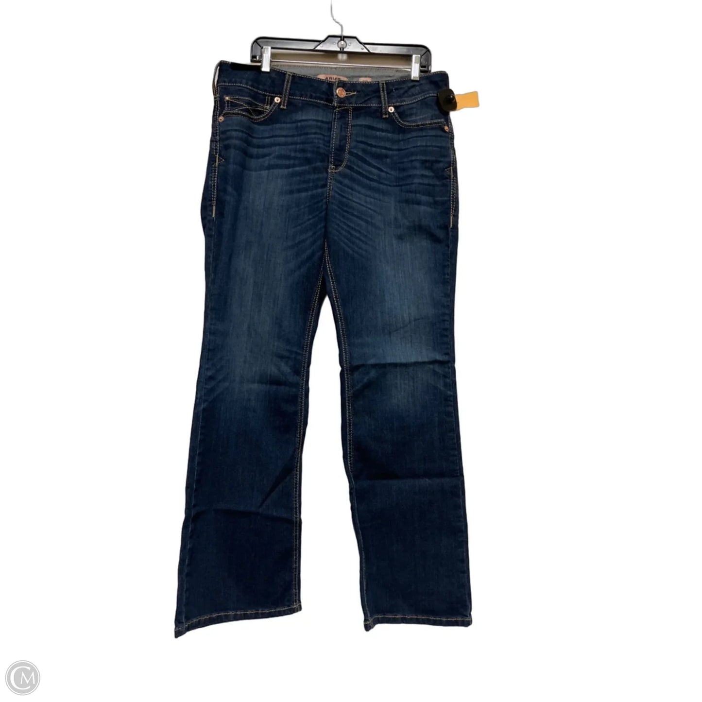Jeans Boot Cut By Ariat In Blue Denim, Size: 10