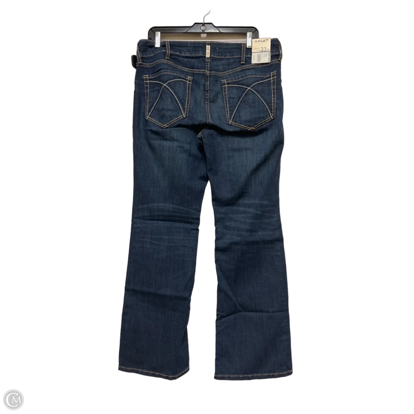 Jeans Boot Cut By Ariat In Blue Denim, Size: 10