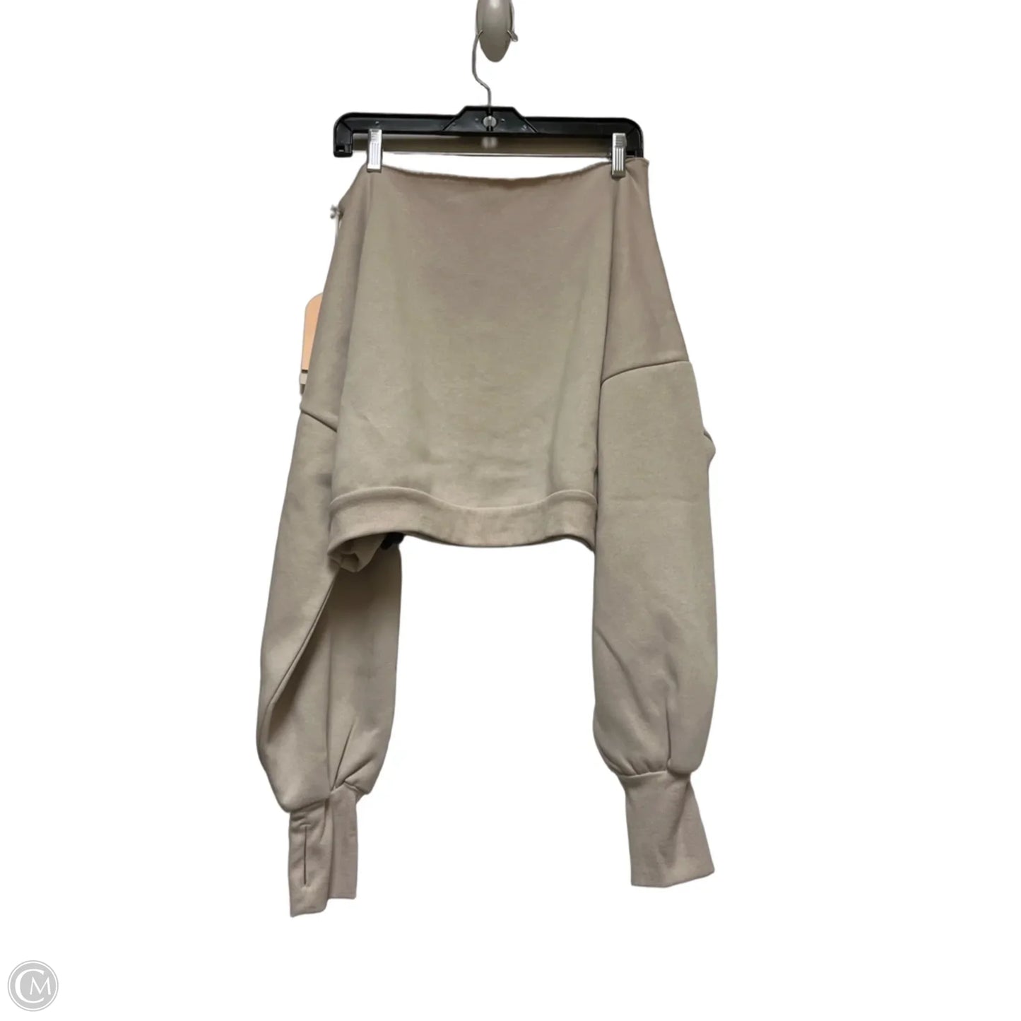 Sweatshirt Crewneck By Clothes Mentor In Cream, Size: S