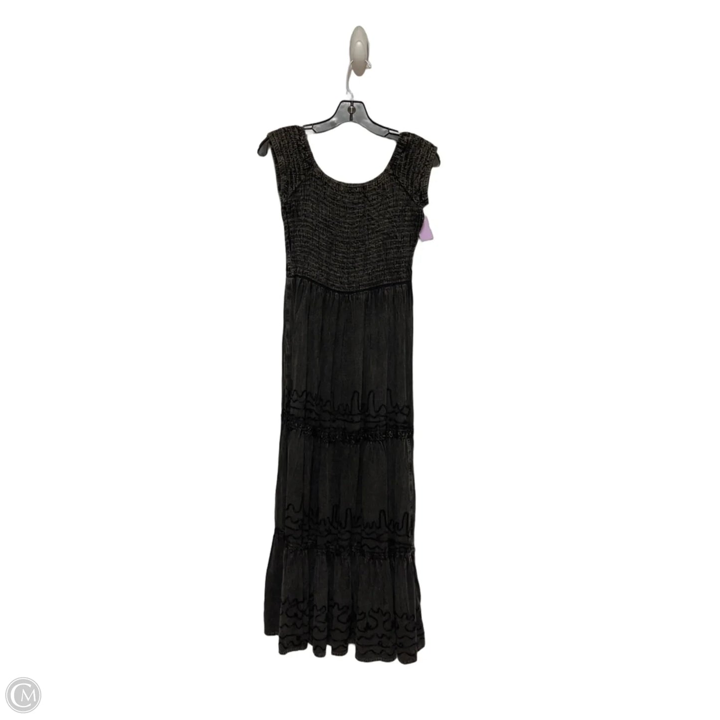 Dress Casual Midi By Clothes Mentor In Grey, Size: M