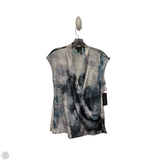 Top Sleeveless By Donna Karan In Multi-colored, Size: L