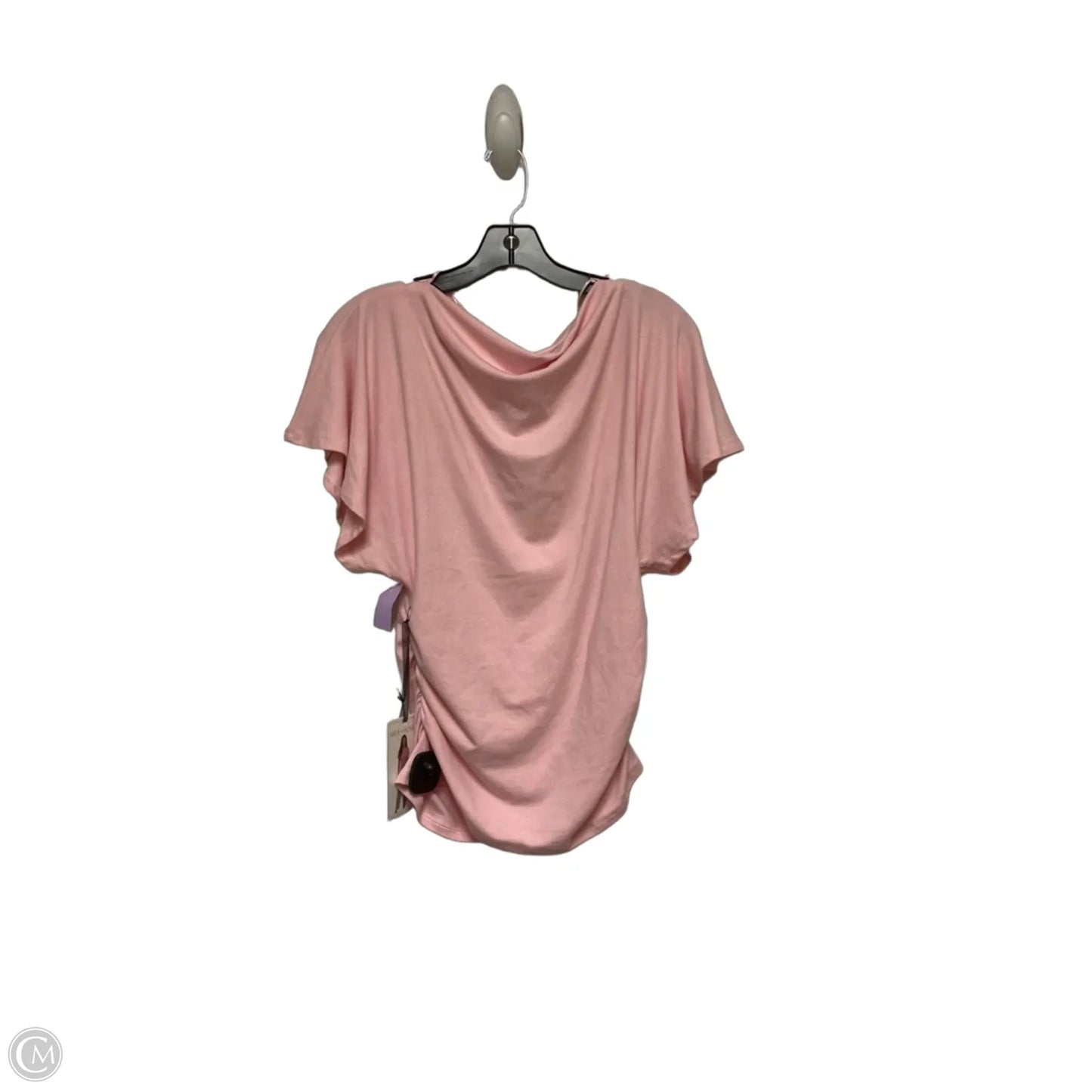 Top Short Sleeve By Milk & Honey In Pink, Size: L