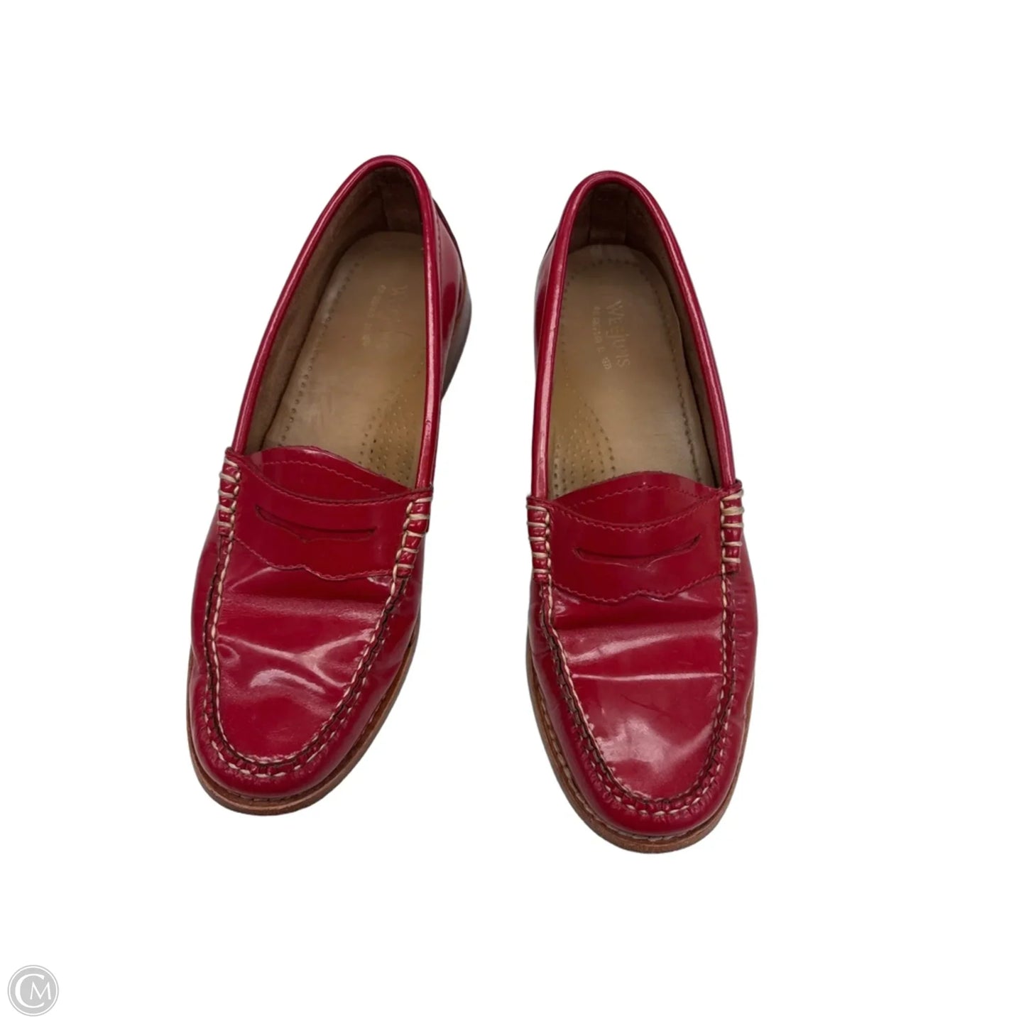 Shoes Flats By Clothes Mentor In Red, Size: 6.5