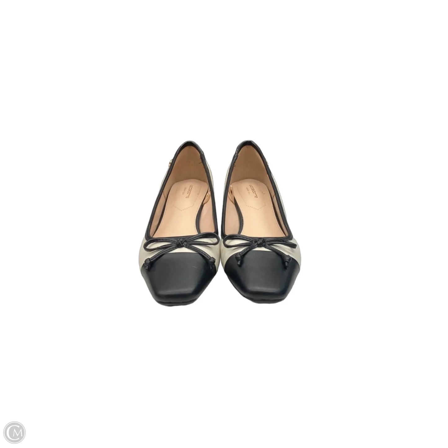 Shoes Heels Block By Liz Claiborne In Black & Tan, Size: 8.5