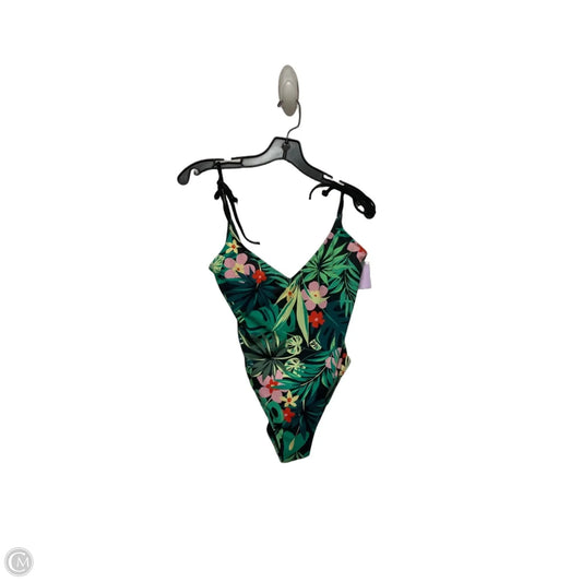 Swimsuit By Pink In Tropical Print, Size: S