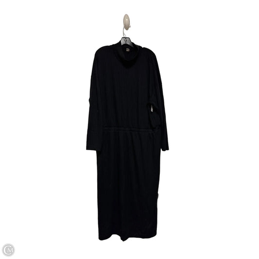 Dress Casual Midi By Old Navy In Black, Size: 2x