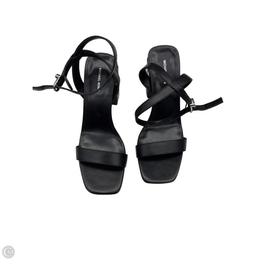 Shoes Designer By Michael Kors In Black & Silver, Size: 9.5