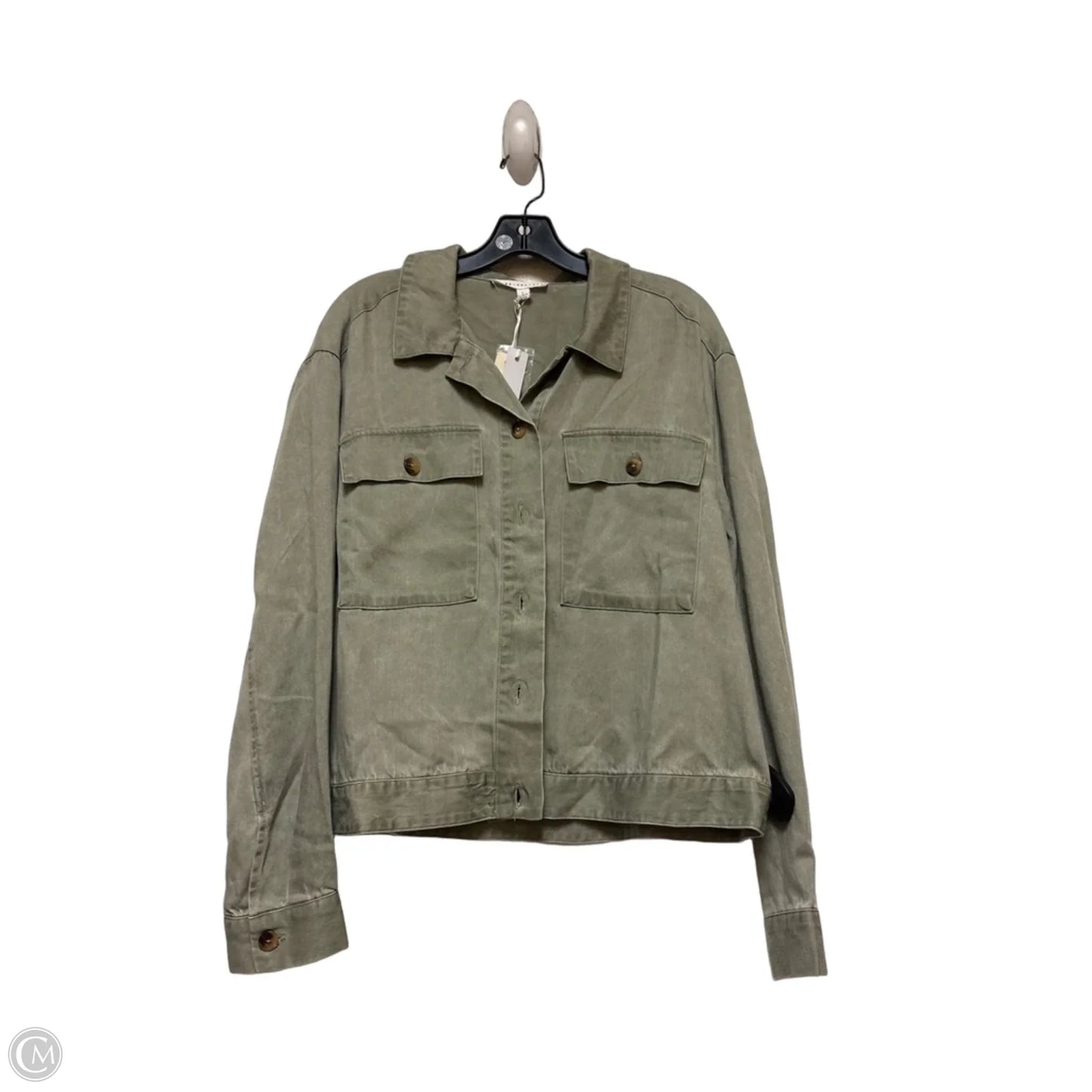 Top Long Sleeve By Jane And Delancey In Green, Size: L