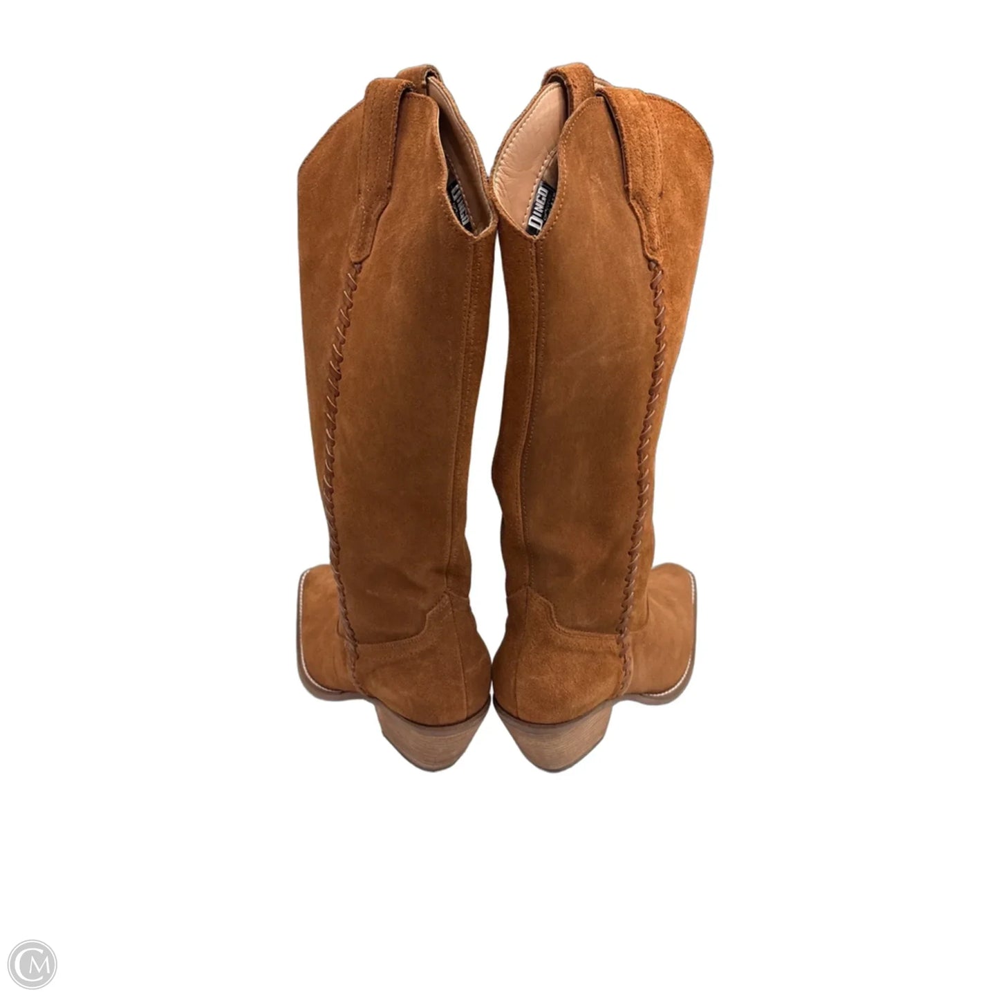 Boots Mid-calf Heels By Dingo In Brown, Size: 8.5