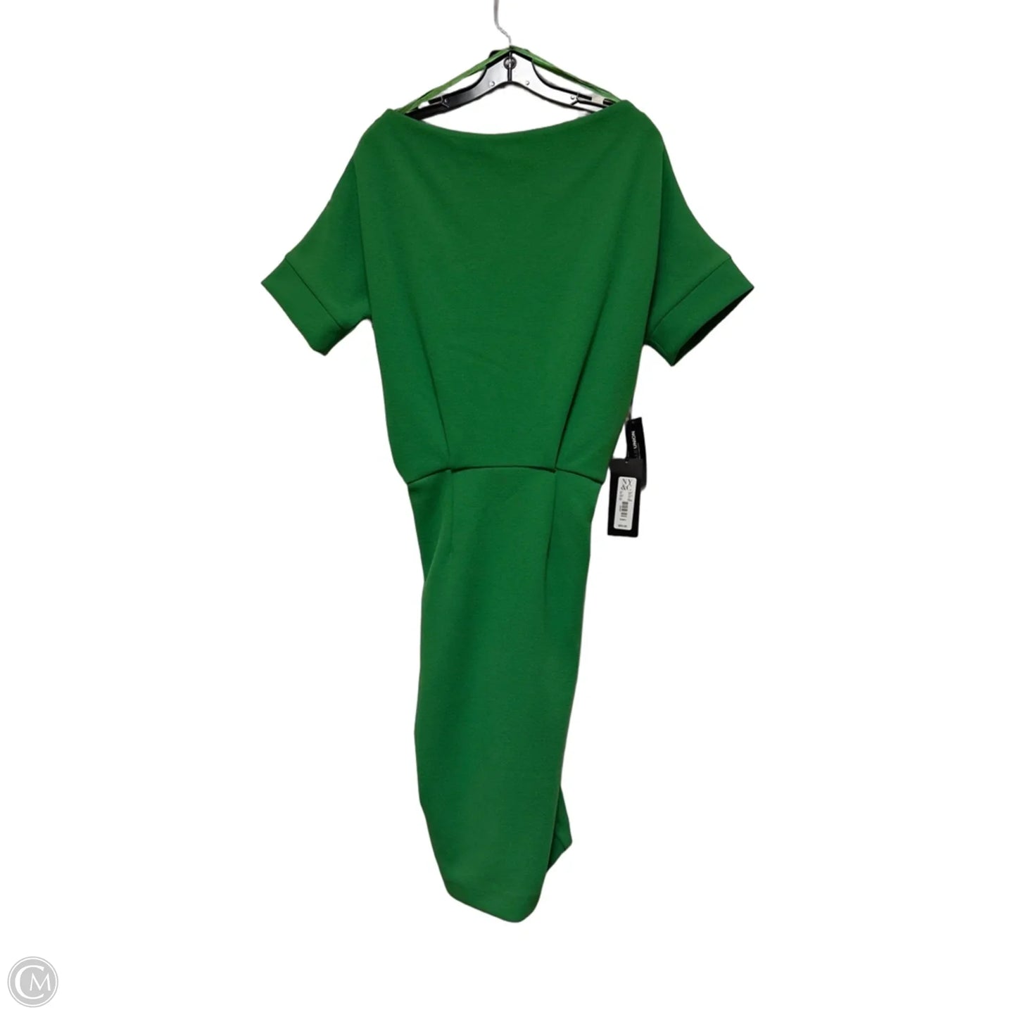 Dress Casual Midi By New York And Co In Green, Size: Xs