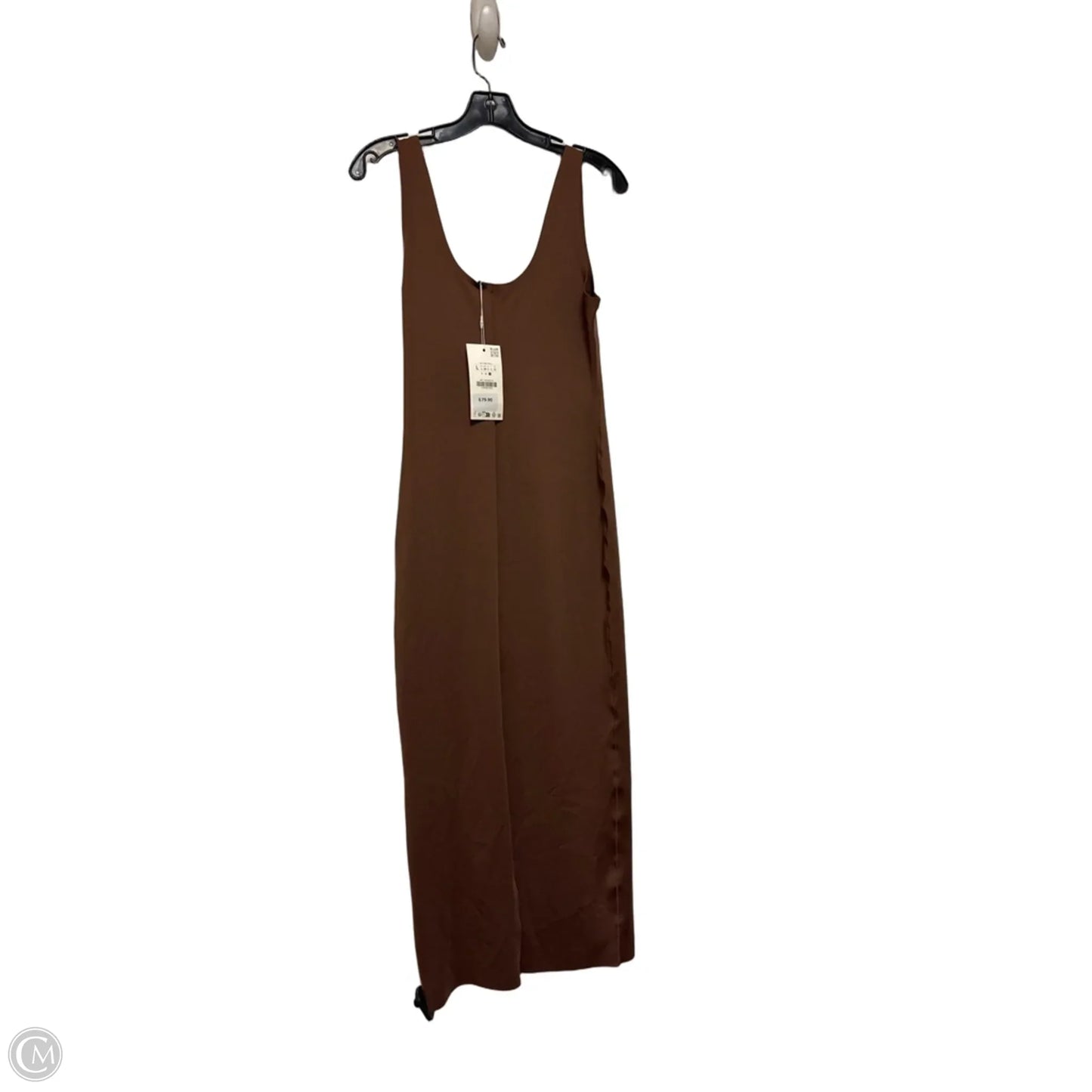 Dress Casual Maxi By Zara In Brown, Size: L