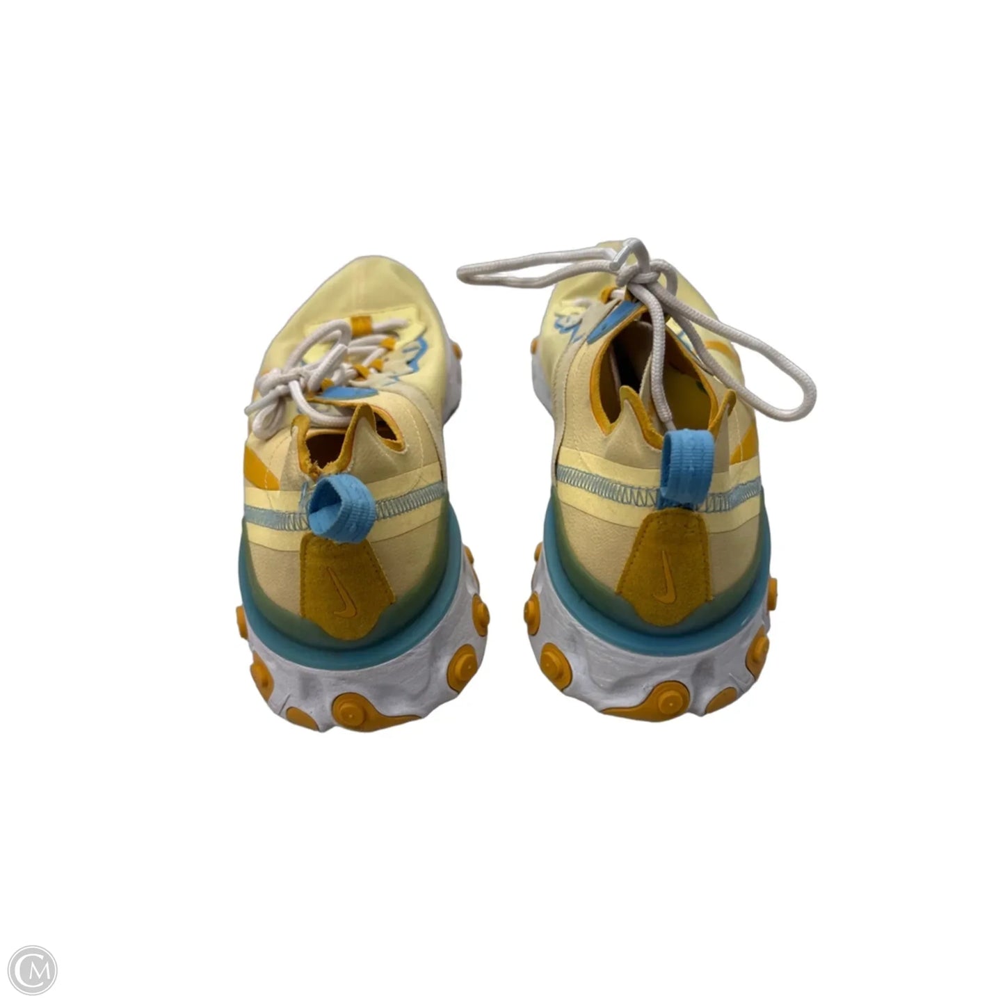 Shoes Athletic By Nike In Blue & Yellow, Size: 10
